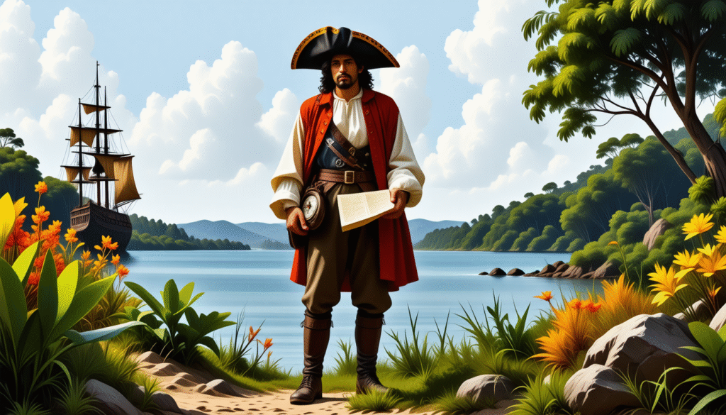 descubre las aventuras de un explorador en la fascinante época del «nuevo mundo», explorando tierras desconocidas y nuevas culturas.